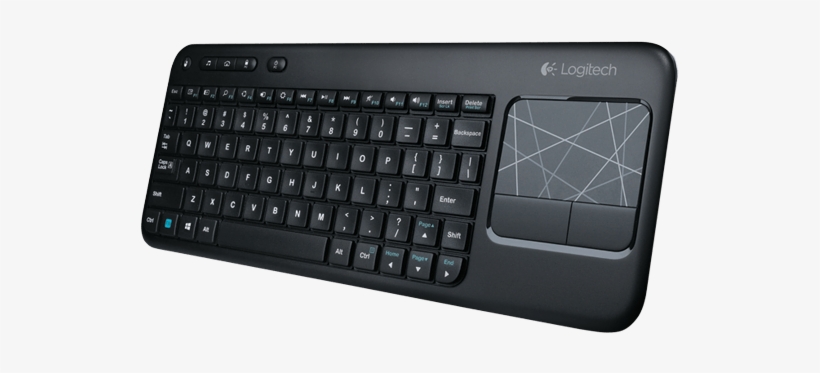 Wireless Touch Keyboard K400, transparent png