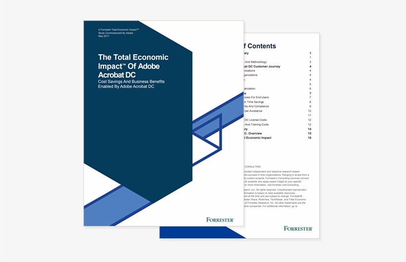 The Total Economic Impact Of Adobe Acrobat Dc Cover, transparent png