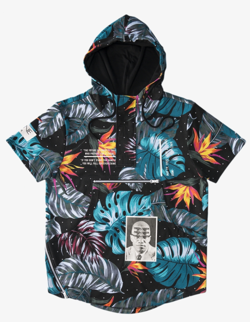 Floral Print Pullover Hoodie, transparent png