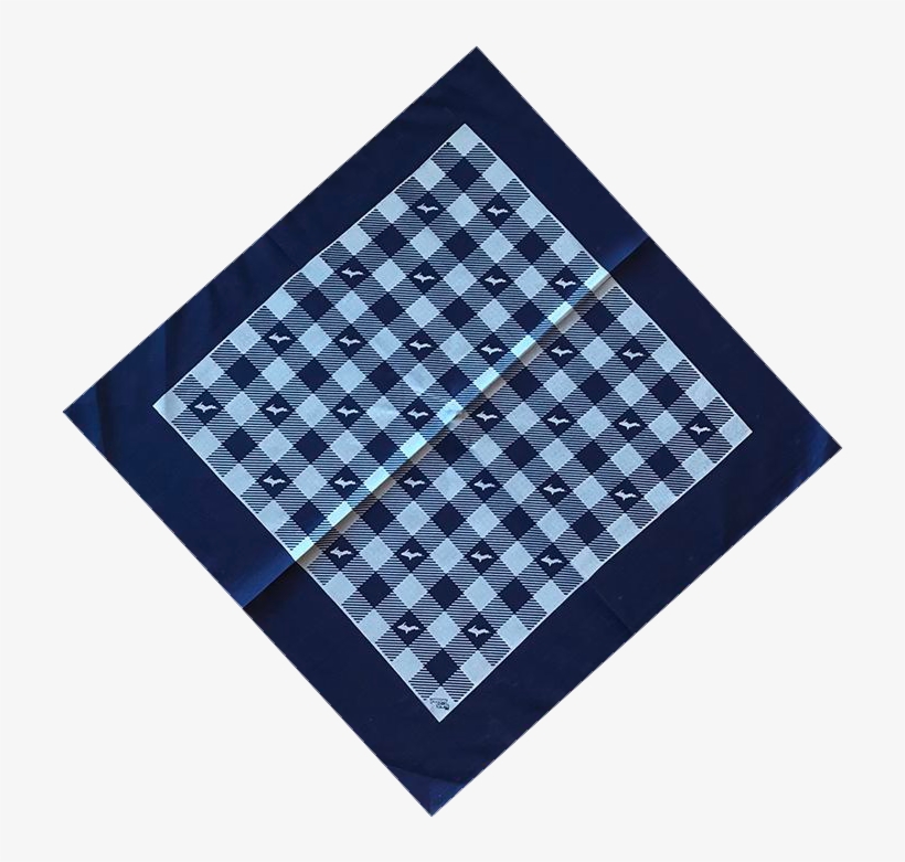Bandana - "u - P - Silhouette" Plaid Bandana, transparent png
