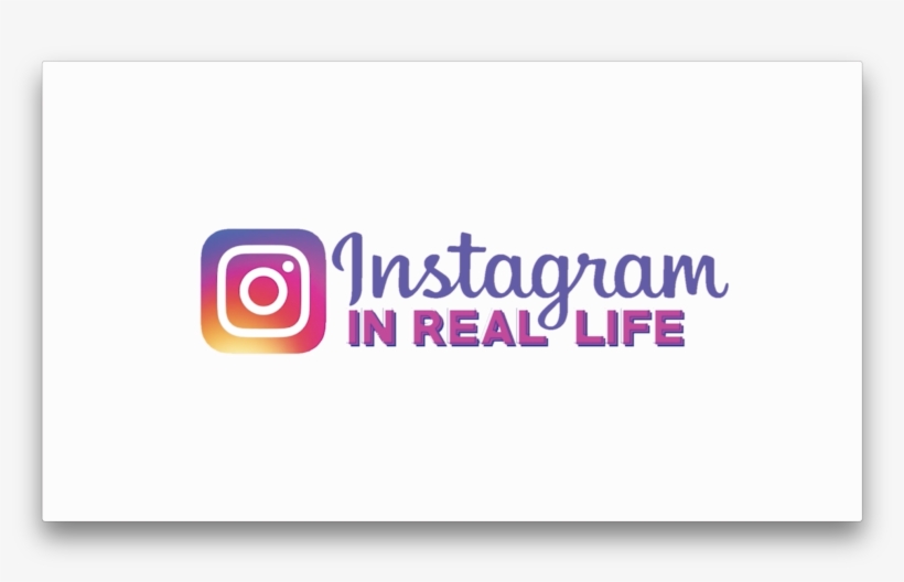Instagram In Real Life Video, transparent png