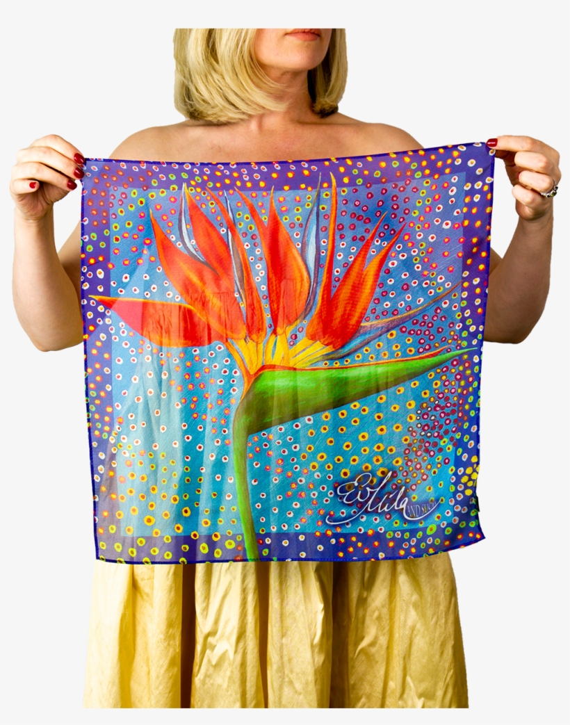 Gifts For Her Cocky Silk Square Scarf Bandana Bird, transparent png