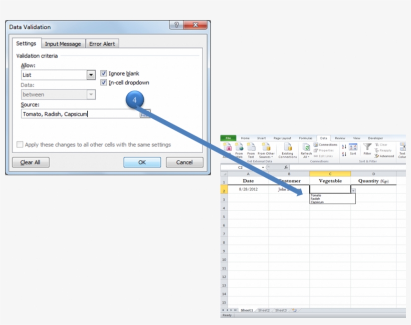 Excel Dropdown Names In The Source Field, transparent png
