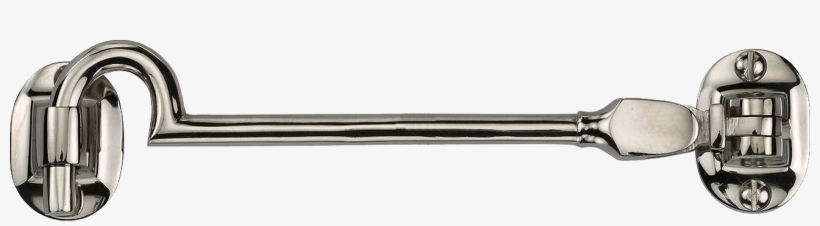 6 Half Inch 165mm Cabin Hook Polished Nickel, transparent png