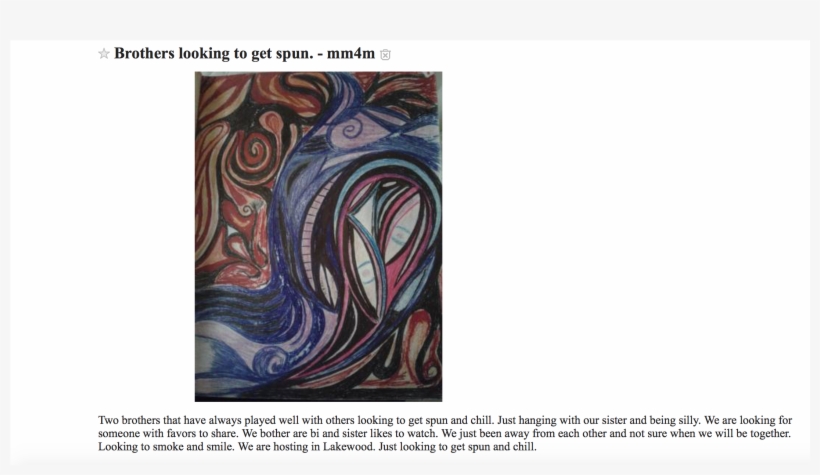 Skimming Through Craigslist Personals When I Saw This, transparent png