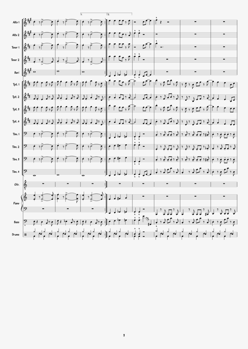 Wake Me Up Before You Go-go Sheet Music Composed By, transparent png
