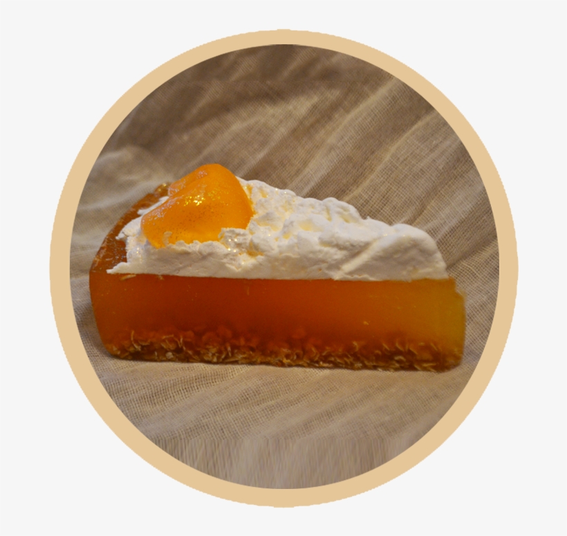 Orange Pie Slice, transparent png
