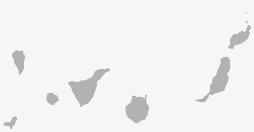 Blankmap Of Canarias Islas, transparent png