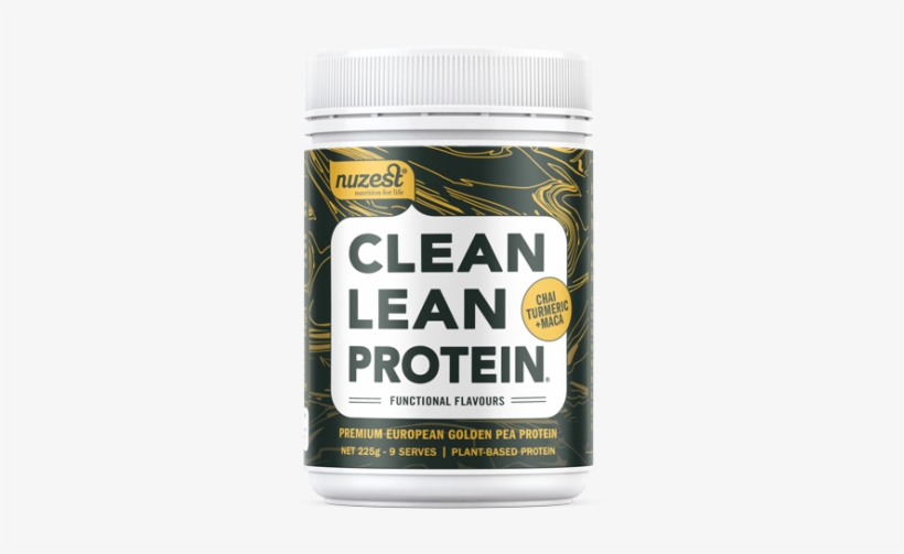 Nuzest Clean Lean Protein Chai Turmeric Maca 225g, transparent png