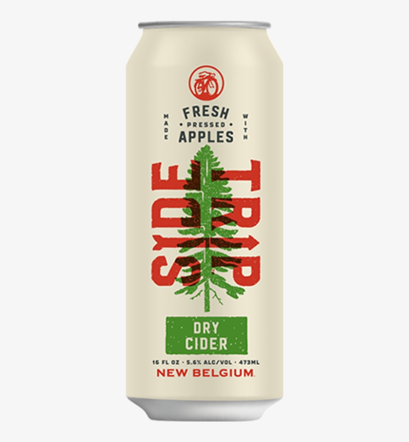New Belgium Side Trip Dry Apple Cider 4pk Cans, transparent png