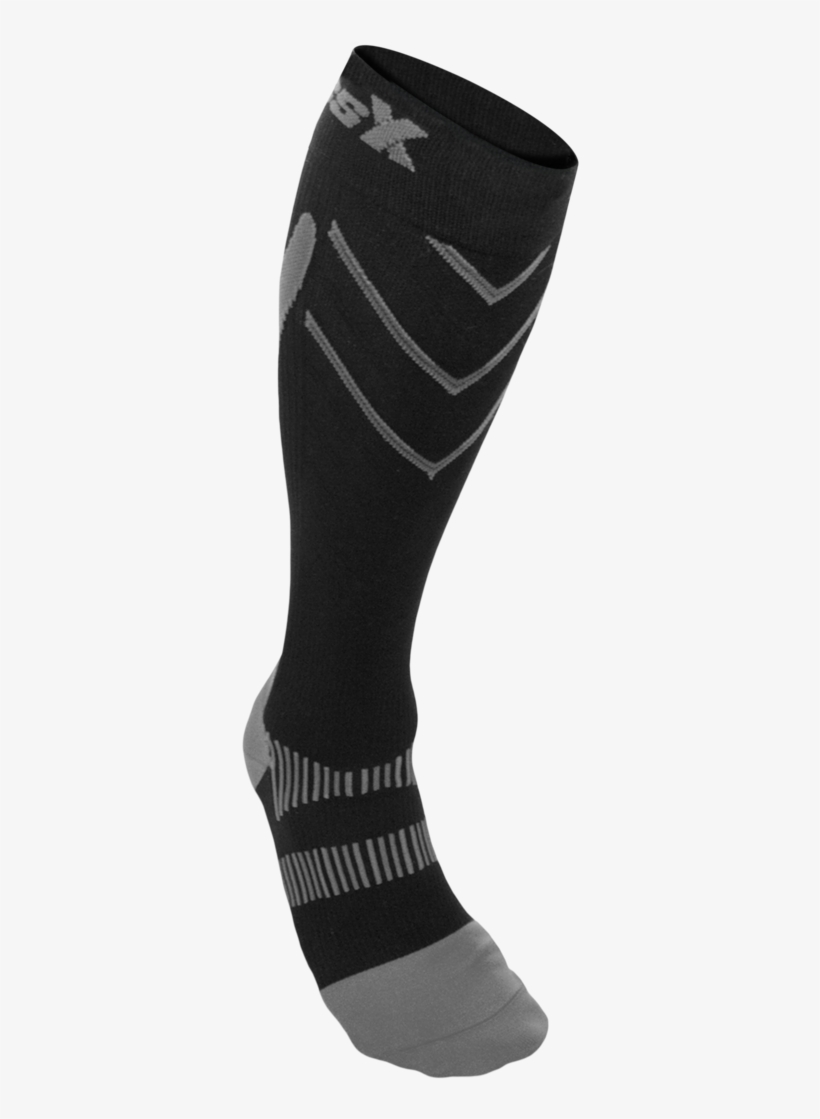 X220, 20-30 Mmhg, Knee High, Compression Socks, Silver, transparent png