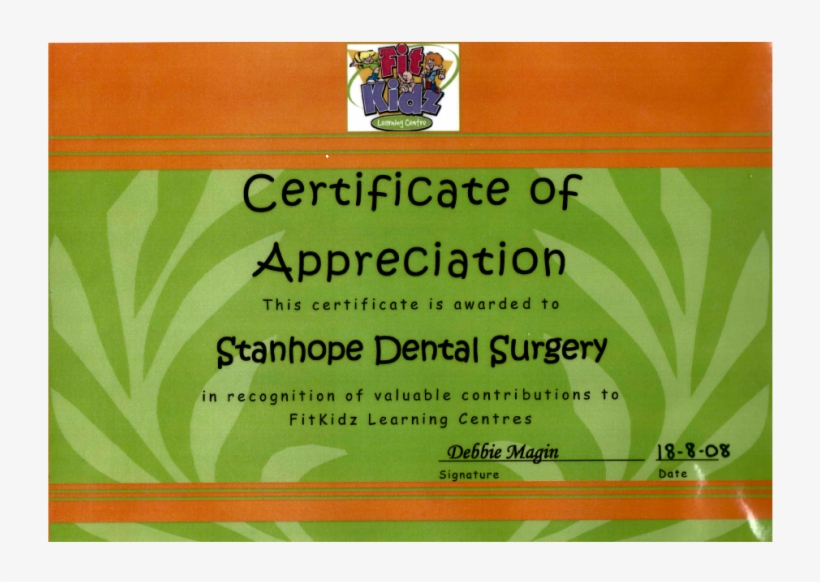 Certificate - Fit Kids, transparent png