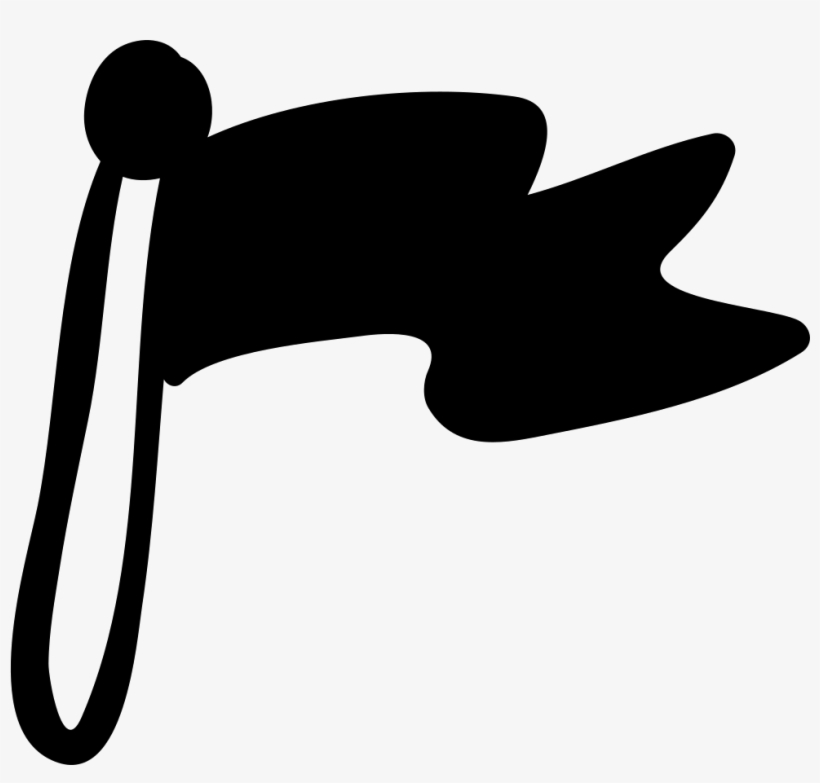 Black Flag Sportive Handmade Symbol Comments, transparent png