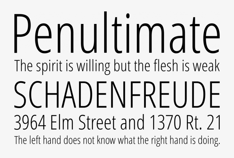 Open Sans Condensed Font Phrases, transparent png