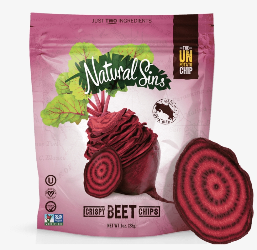 Natural Sins Crispy Chips Beet Flavour Baked Dried, transparent png
