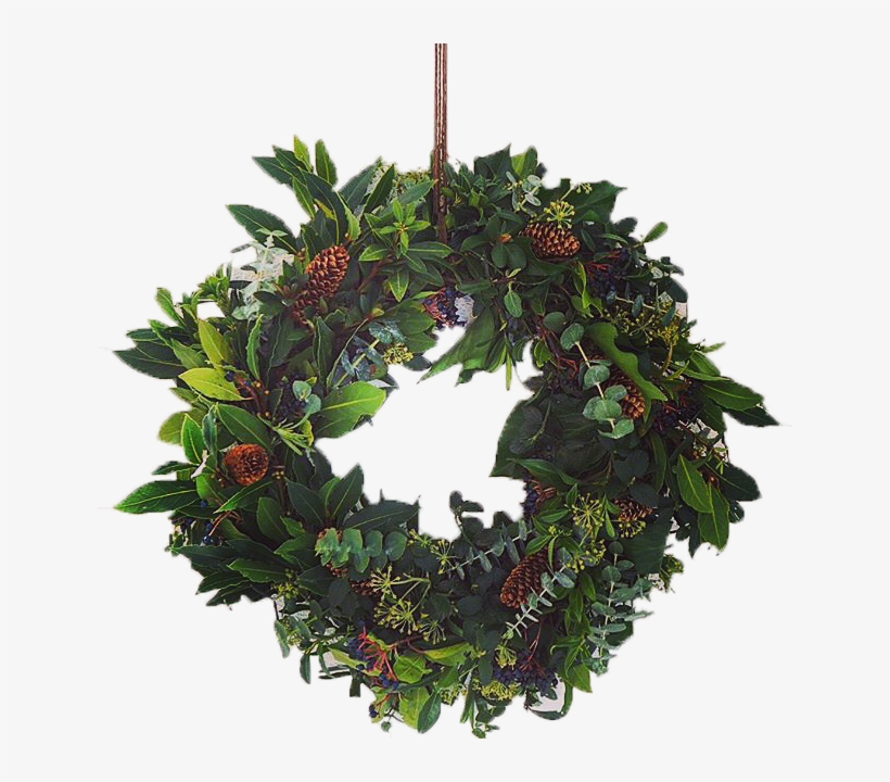 Christmas Wreaths, transparent png