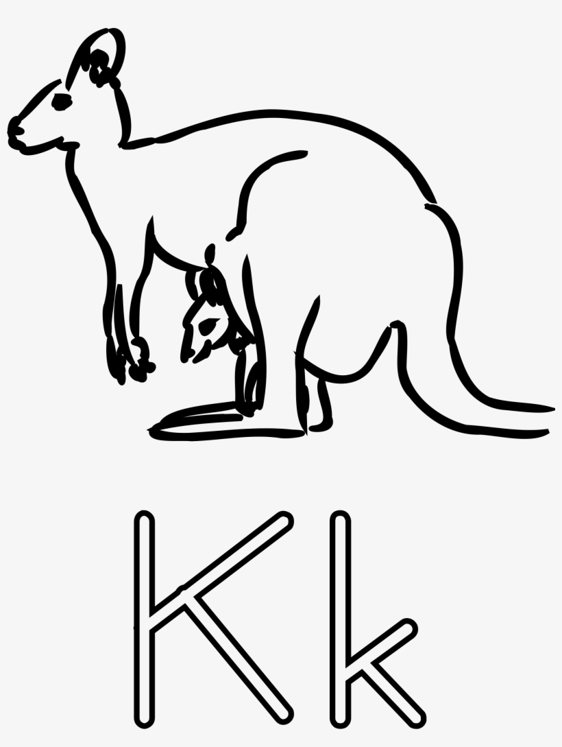 This Free Icons Png Design Of K Is For Kangaroo, transparent png
