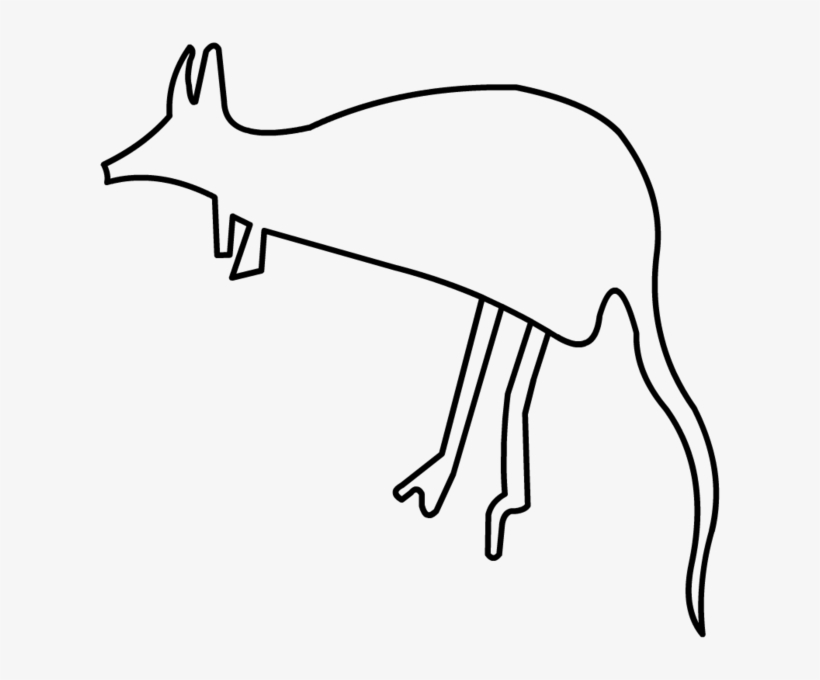 Drawing Kangaroo Foot, transparent png