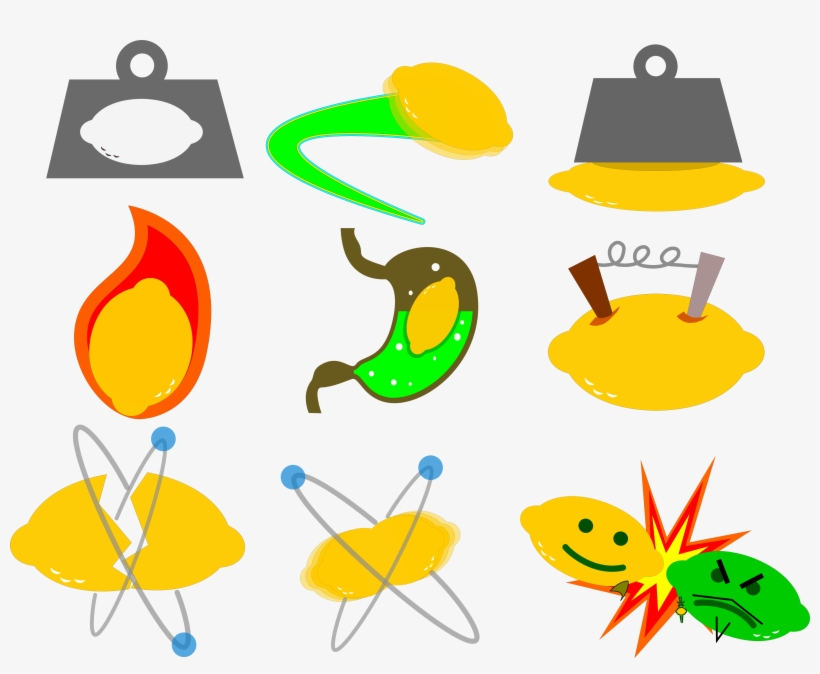 Lemons, transparent png