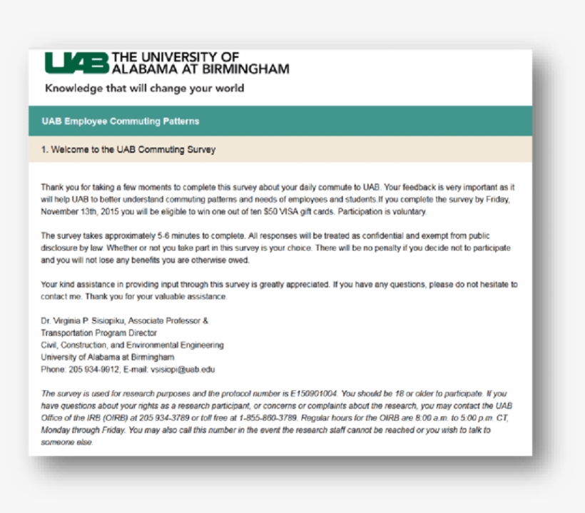 Uab Commuter Survey Cover, transparent png