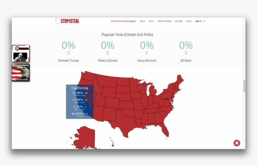 Stop The Steal Has Trump In California At ~32% On Oct, transparent png