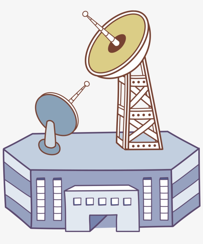 Satellite Clipart Tv Station, transparent png
