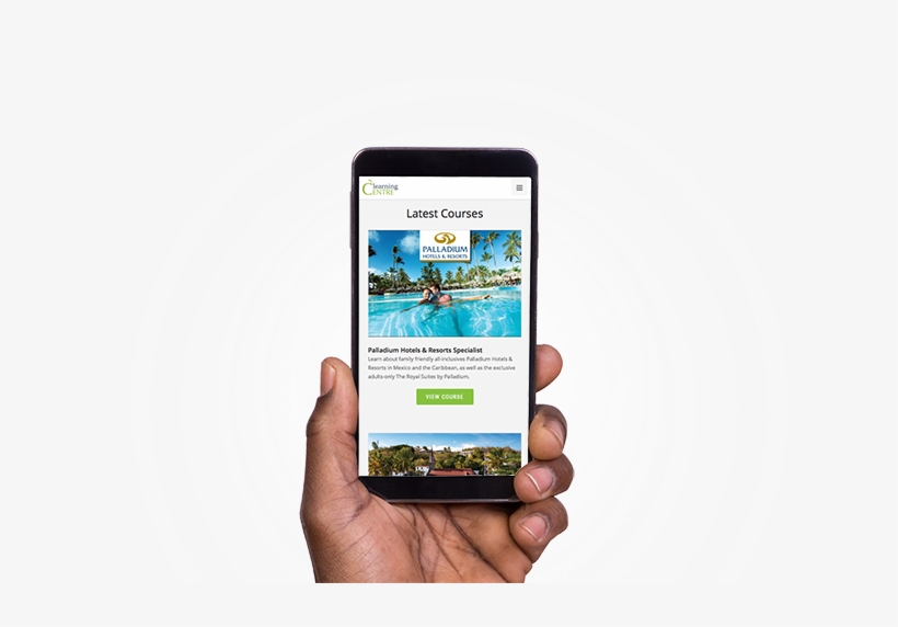 Travelweek Learning Centre On Mobile, transparent png