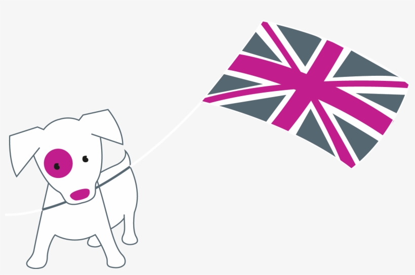 Merry With Union Jack, transparent png