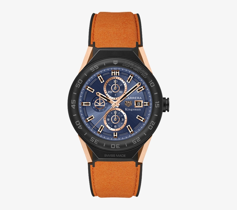 Tag Heuer Connected Modular 45 Kingsman Special Edition, transparent png