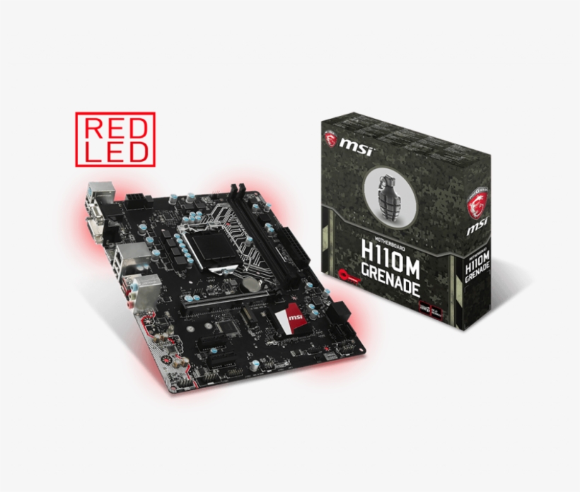 H110m Grenade - Msi H110m Grenade, transparent png