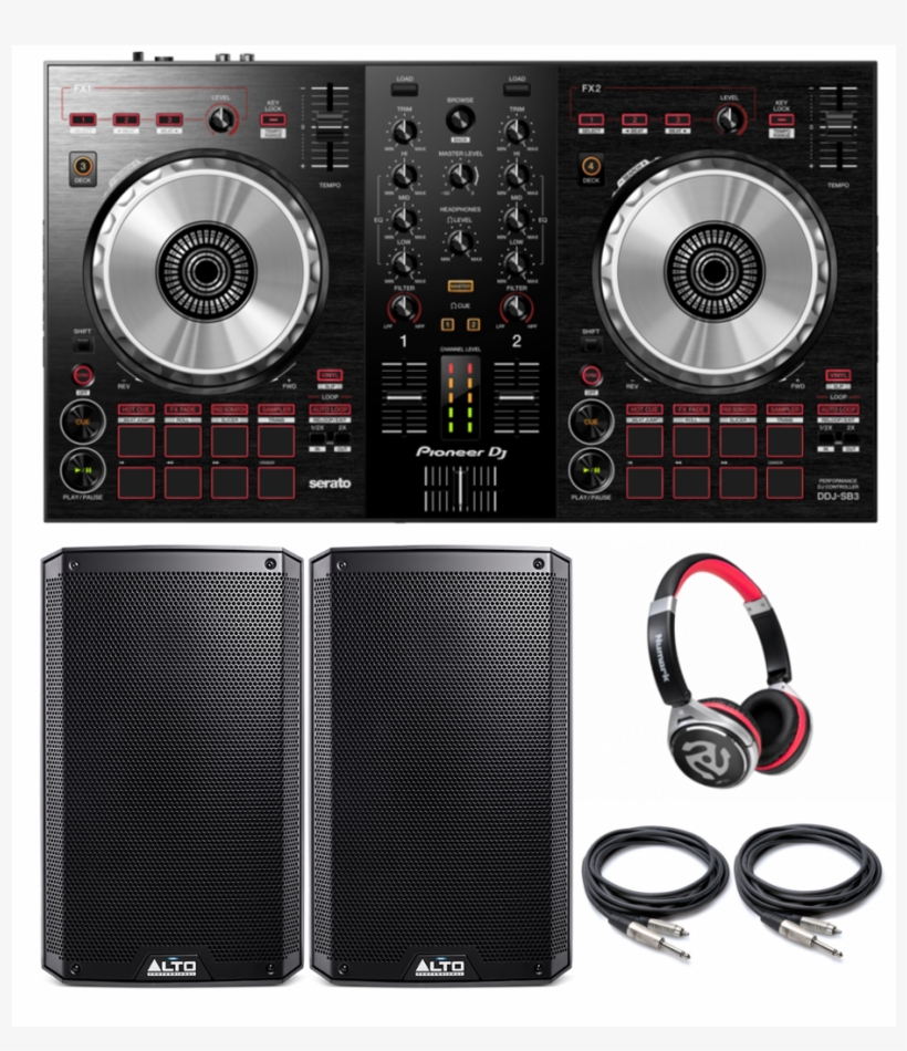 Beginner Dj Bundle "small Venue With Speakers" Pioneer - Case Pioneer Ddj Sb3, transparent png