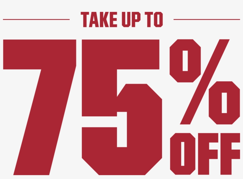 Last Chance Up To 75% Off Select Apparel, Equipment - Graphic Design, transparent png