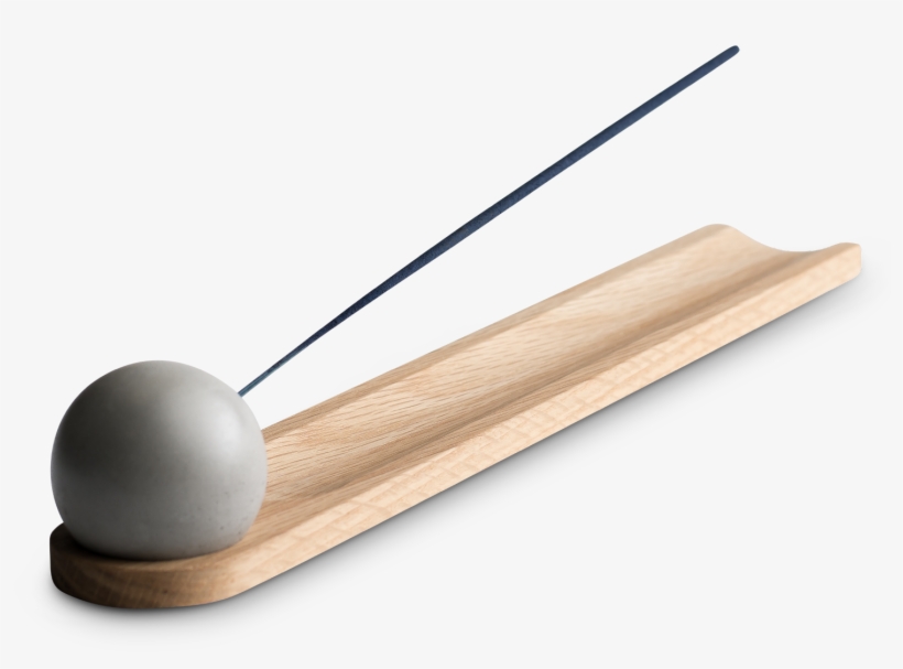 Concrete Sphere Incense Burner Maple - Wood, transparent png