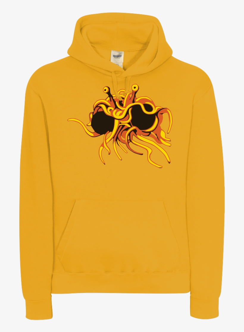 Flying Spaghetti Monster Sweatshirt B&c Hooded - Hoodie, transparent png