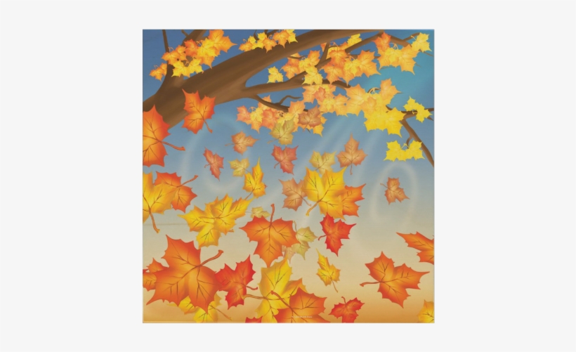 Autumn Leaves Wood Art - Maple Leaf, transparent png