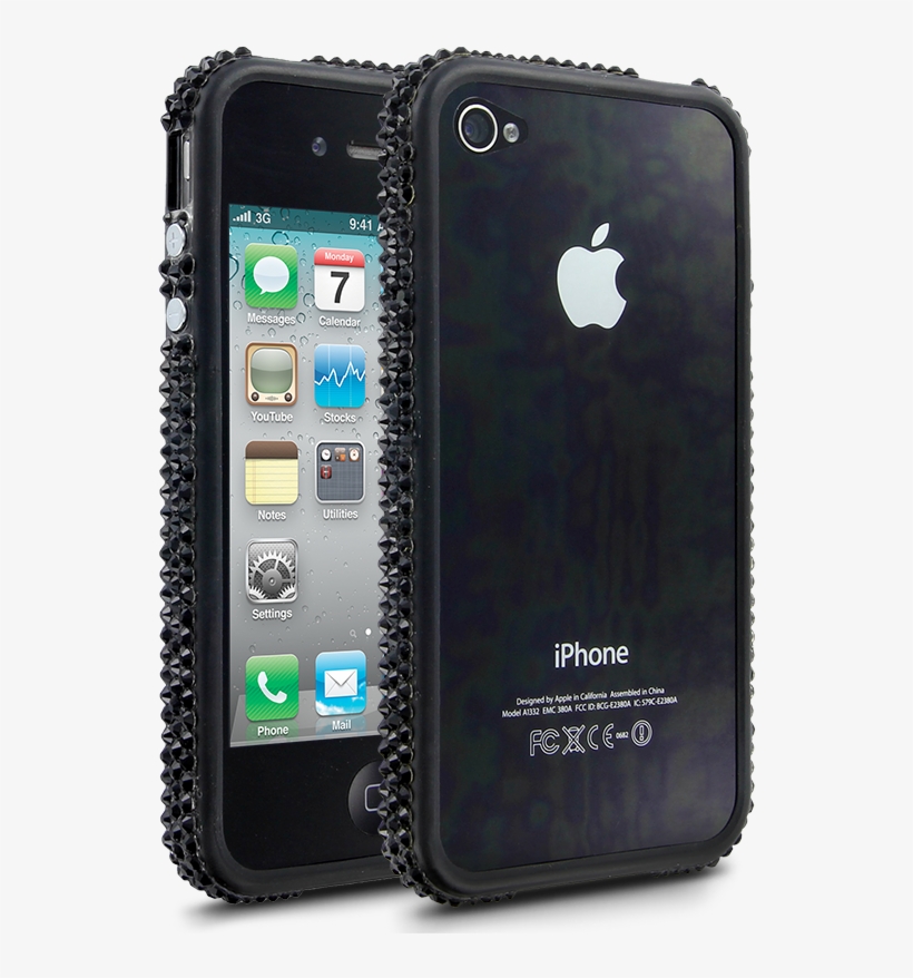 Cellairis Bling Bumper For Apple Iphone 4/4s - Iphone 4s Back Door, transparent png