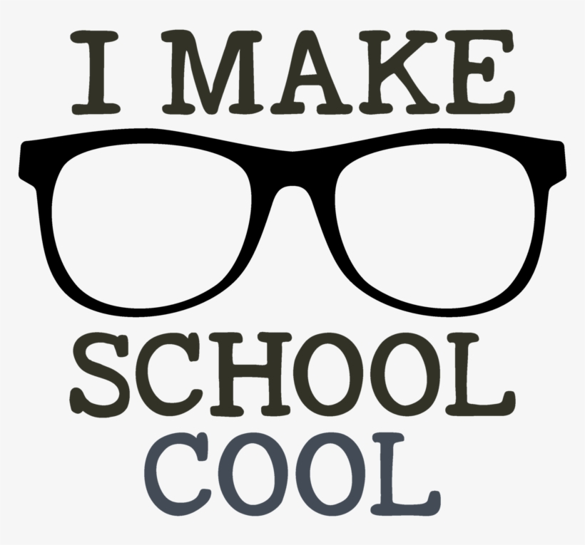 I Make School Cool Svg File - School Logo Designs, transparent png