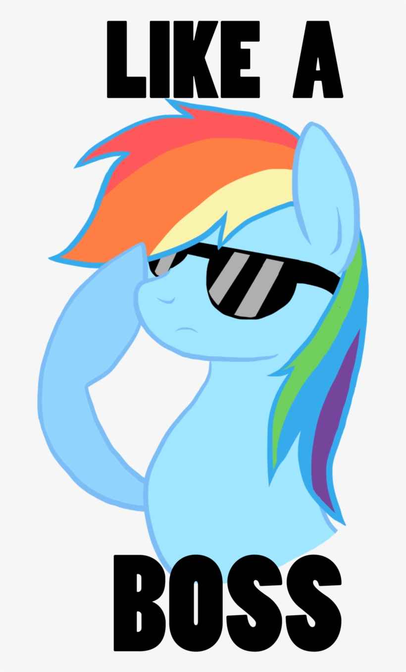 0 1460751337803 Ponylikeaboss2 - Like A Boss, transparent png