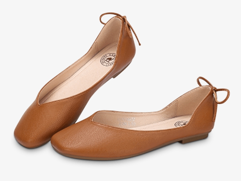 Soft Comfortable Flat Casual Shoes - Ballet Flat, transparent png