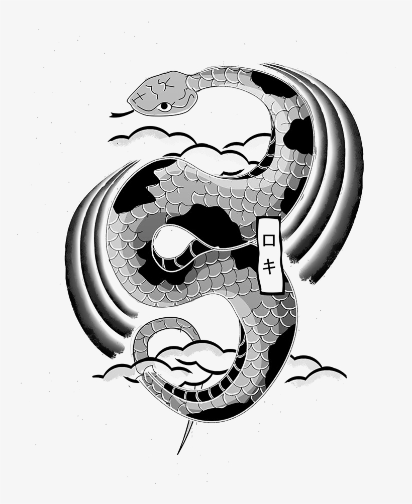 Snake Tattoo Png Pic - Illustration, transparent png