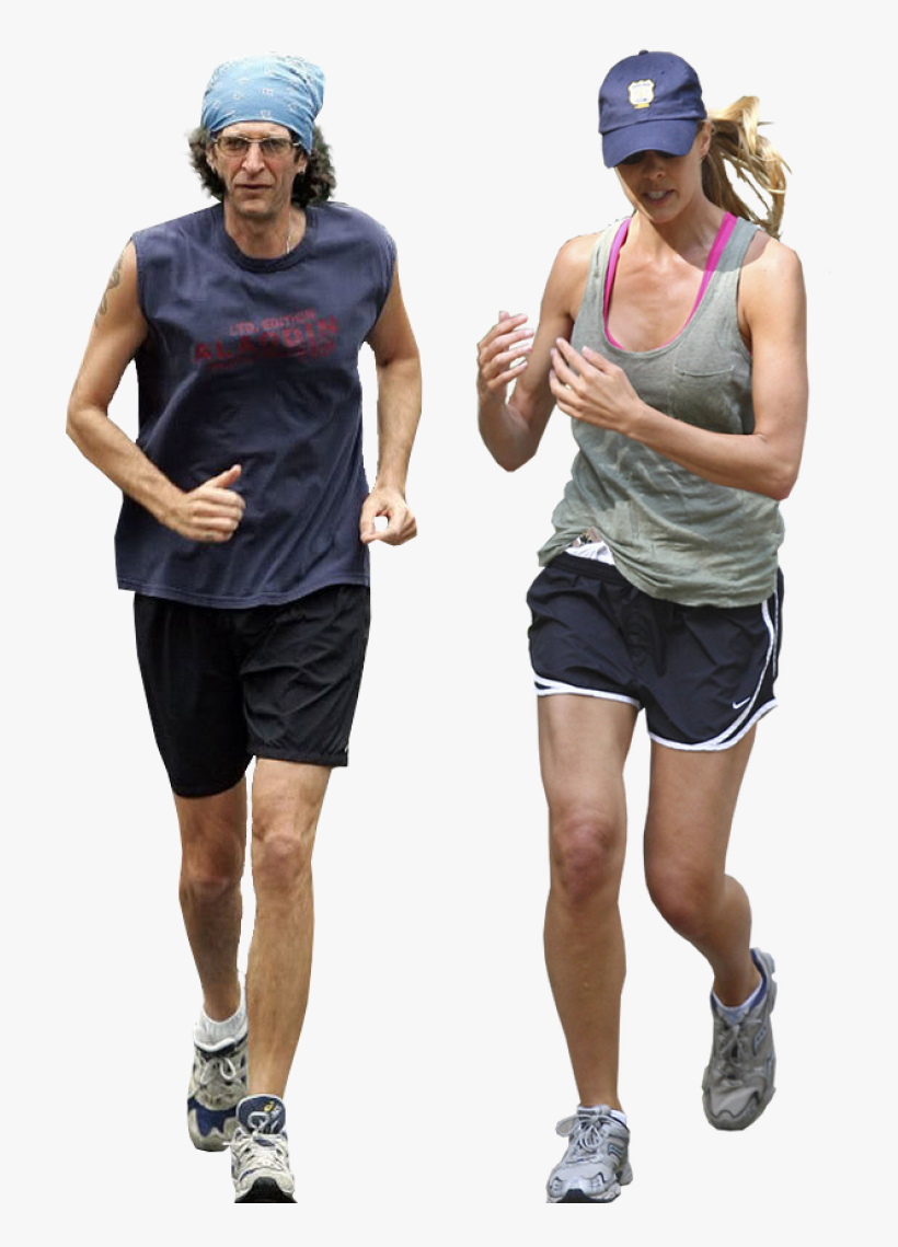 Man And Woman Are Running Png Image - People Running Png, transparent png