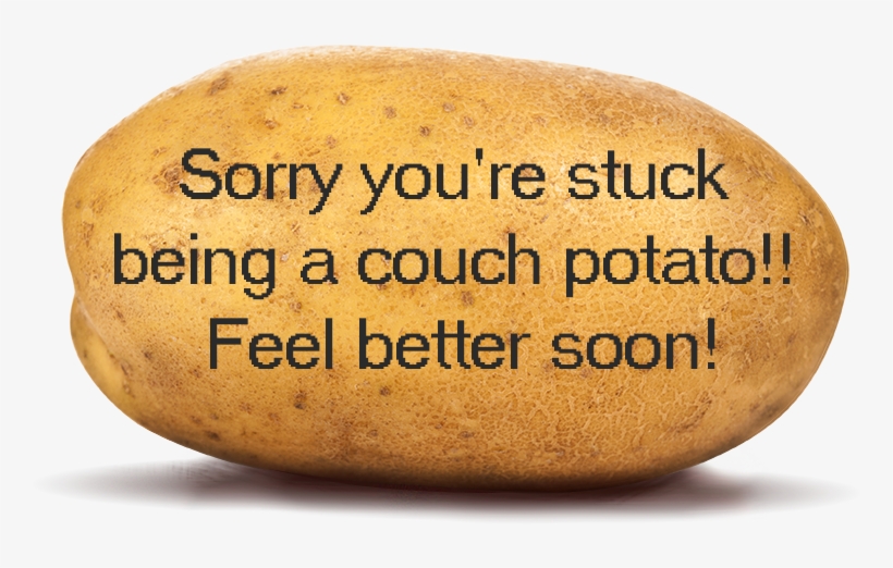 Sorry You're Stuck Being A Couch Potato Feel Better - Squash, transparent png