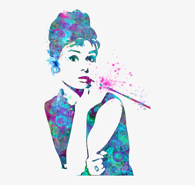 Click And Drag To Re-position The Image, If Desired - Audrey Hepburn, transparent png
