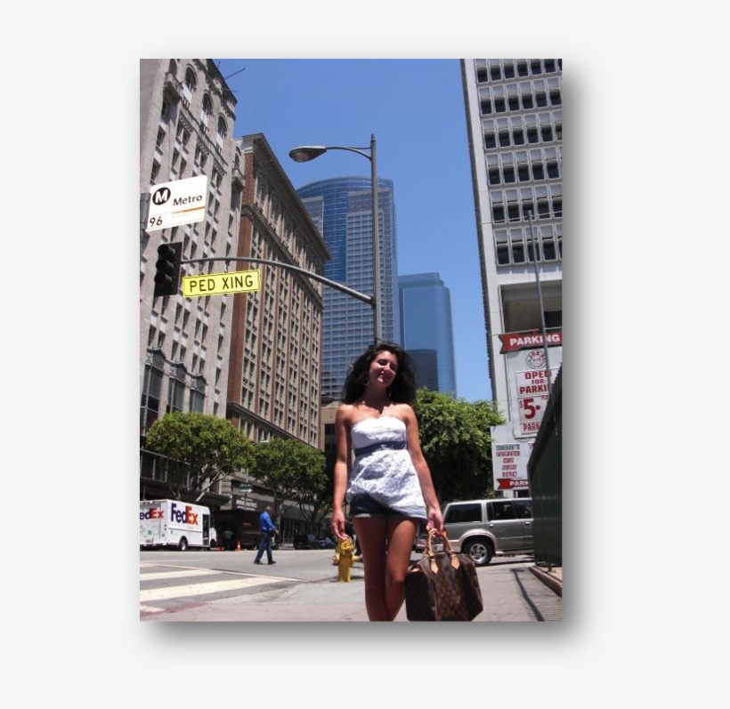 The One Portraying The Mythical Audrey Hepburn Carrying - Girl, transparent png