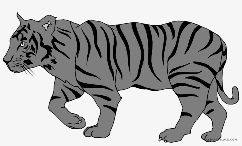 Animal Free Black Images Rainforest Tiger Clip Art 958x533 Png Download Pngkit