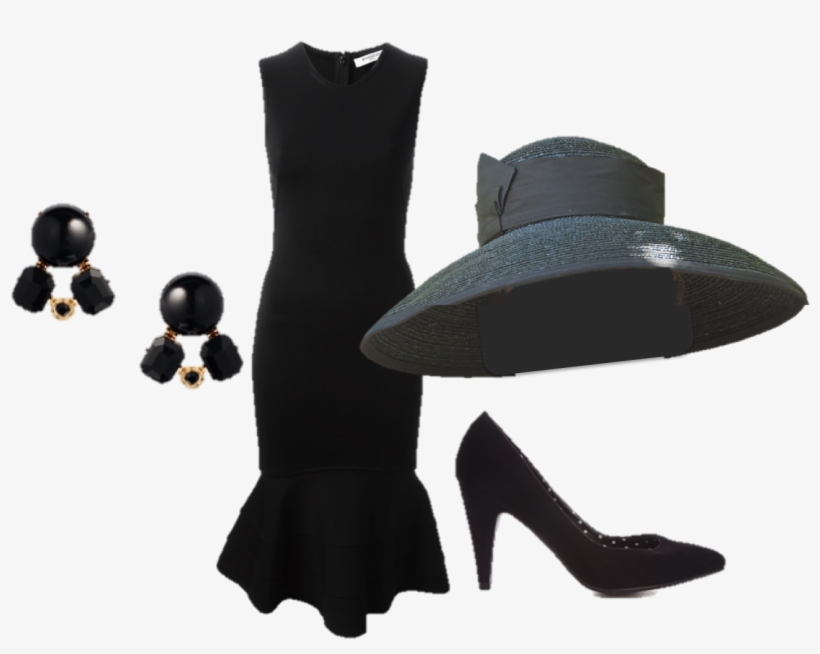 Black - Breakfast At Tiffany's Audrey Hepburn Hat, transparent png