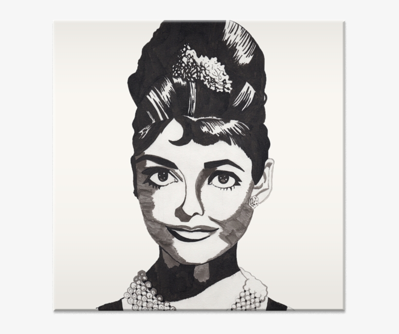 Azulejo Audrey Hepburn De Livia Meona - Headpiece, transparent png