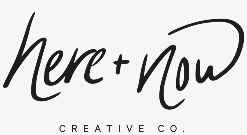 Here Now Creative Co - Calligraphy, transparent png