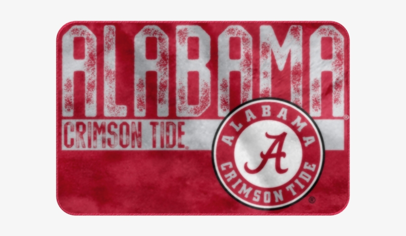 Alabama Crimson Tide Foam Rug Bathroom Mat "worn - Alabama Crimson Tide, transparent png