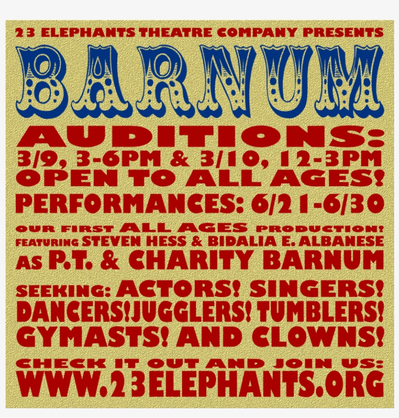 New Square Barnum - Circus, transparent png